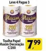 Toalha papel maxim decoração