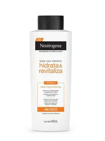 Carrefour Loção hidrata & revitaliza neutrogena body care intensive 400 ml oferta