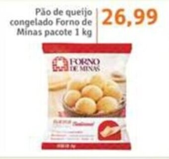 Sonda Pao de Queijo congelado Forno de Minas pacote 1kg oferta