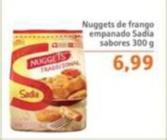 Sonda Nuggets de frango empanado Sadia sabores 300g oferta