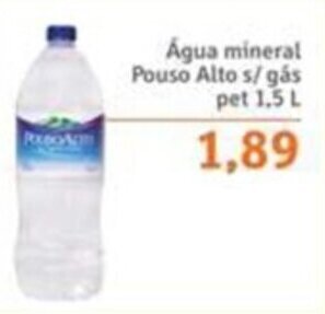 Sonda Agua Mineral Pouso Alto s/ gas pet 1.5L oferta