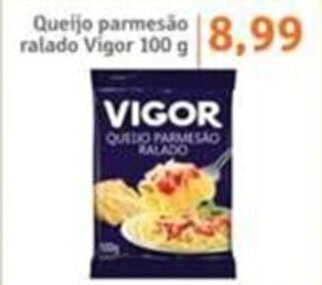 Sonda Queijo parmesao ralado Vigor 100g oferta