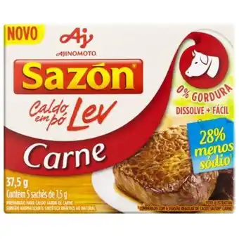 Violeta Supermercados Caldo de carne sazón lev em pó ajinomoto 32,5g oferta