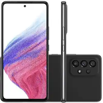 Carrefour Celular samsung galaxy a53 5g preto 128gb 8gb ram tela 6.5" câmera quádrupla 64mp + 12mp + 5mp + 5mp oferta