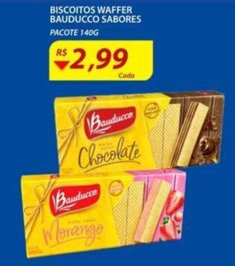 Assaí Atacadista Biscoitos Wafer Bauducco sabores 140g oferta