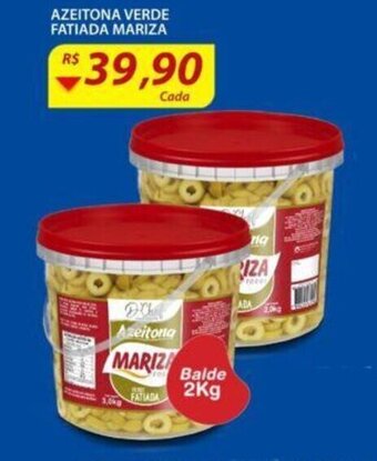 Assaí Atacadista Azeitona Verde fatiada Mariza 2kg oferta