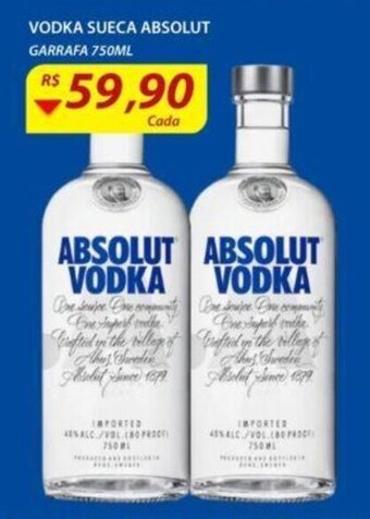 Vodka Sueca Absolut 750ml