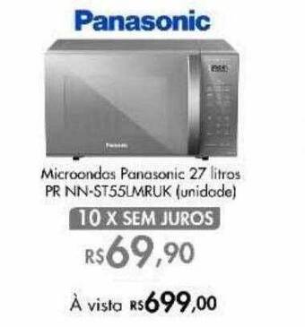 Supermercados Imperatriz Microondas panasonic 27 litros pr nn-st55lmruk unidade oferta