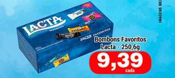 Shibata Supermercados Bombons Favoritos Lacta 250.6g oferta