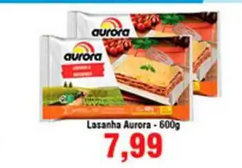 Shibata Supermercados Lasanha Aurora 500g oferta