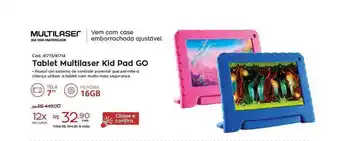 Ibyte Tablet Multilaser Kid Pad Go oferta