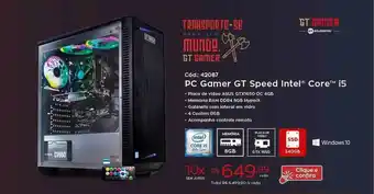 Ibyte Pc Gamer Gt Speed Intel Core I5 oferta