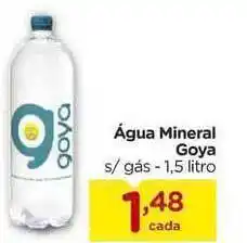 água Minerla Goya S Gás 1.5 Litro