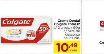 Carrefour Bairro Creme Dental Colgate Total 12 oferta
