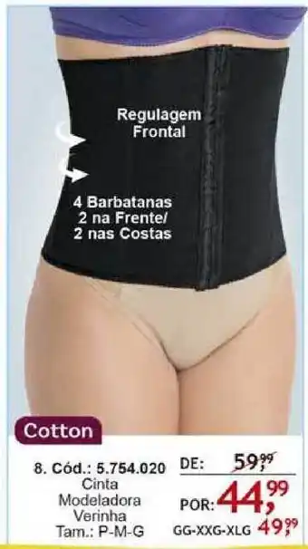 Cinta Modeladora Verinha