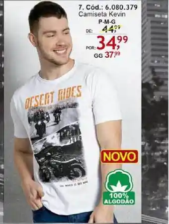Quatro Estações Camiseta Kevin oferta