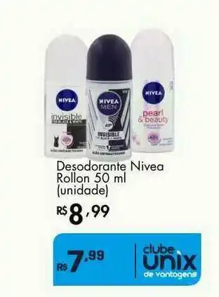 Supermercados Imperatriz Desodorante Nivea Rollon 500ml oferta