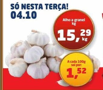 Tenda Atacado Alho a granel kg oferta