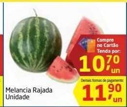 Tenda Atacado Melancia rajada unidade oferta