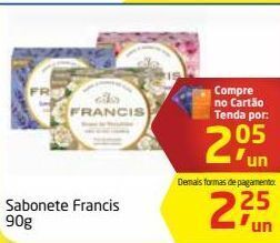 Tenda Atacado Sabonete francis 90g oferta
