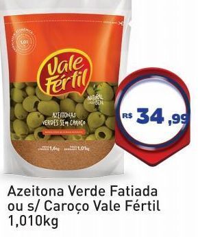 Tonin Superatacado Azeitona verde fatiada ou s/ caroço vale fértil 1,010kg oferta
