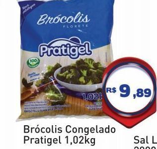 Tonin Superatacado Brócolis congelado pratigel 1,02kg oferta