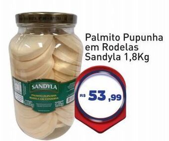 Tonin Superatacado Palmito pupunha em rodelas sandyla 1,8kg oferta