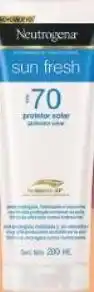 Drogal Neutrogena sun fresh fps 70 200ml oferta