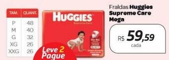 Drogal Fraldas huggies supreme care mega oferta