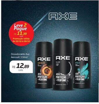 Drogal Desodorante axe aerosol 150ml oferta