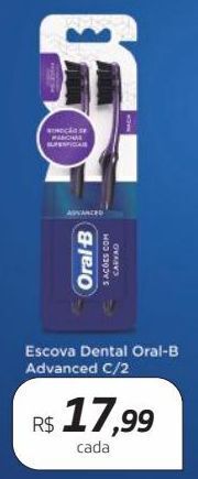 Escova dental oral-b advanced c/2