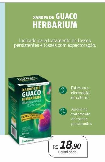 Drogal Xarope de guaco herbarium 120ml oferta