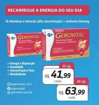Drogal Gerovital oferta