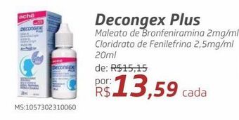 Drogal Decongex plus oferta