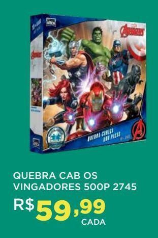 Quebra cab os vingadores 500p 2745