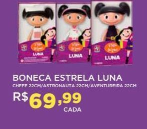 DB Supermercados Boneca estrela luna oferta