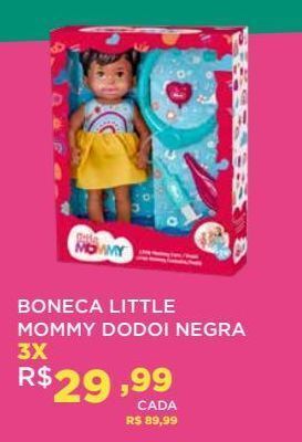 Boneca little mommy dodoi negra