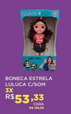 DB Supermercados Boneca estrela luluca c/som oferta