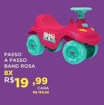 DB Supermercados Passo a passo band rosa oferta