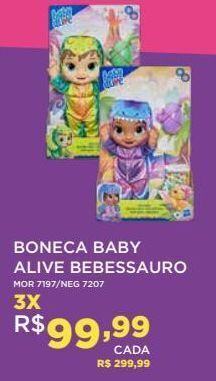 DB Supermercados Boneca baby alive bebessauro oferta