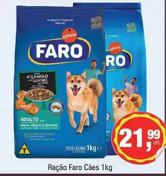 Alvorada Supermercados Ração Faro Cães 1kg oferta