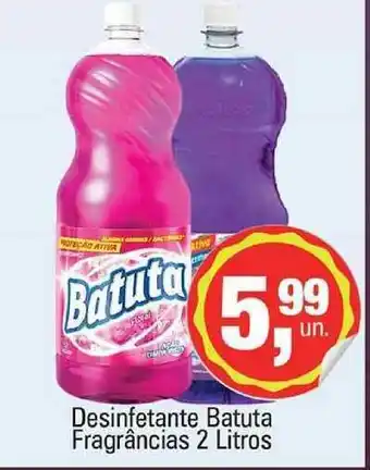 Desinfetante Batuta Fragrâncias 2L