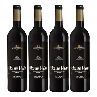 Pão de Açúcar Kit 04 vinhos esporao monte velho tinto 750ml oferta