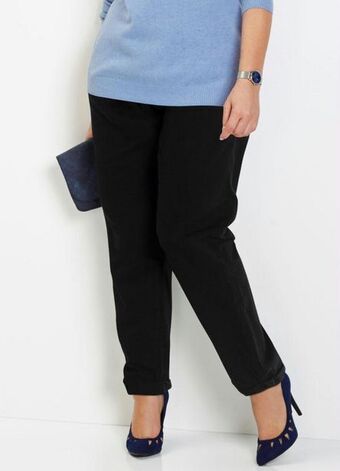 Posthaus Bonprix - calça de sarja comfort preta oferta