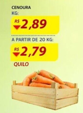 Assaí Atacadista Cenoura 1kg oferta