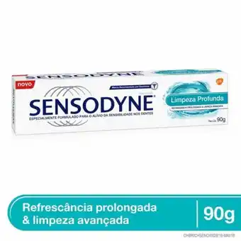 Farmácia Preço Popular Gel dental sensodyne limpeza profunda 90g oferta