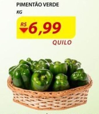 Assaí Atacadista Pimentao Verde 1kg oferta