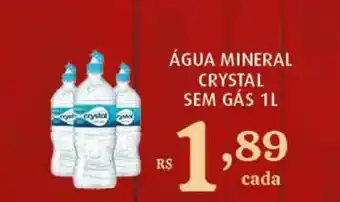 Bahamas Supermercados água Mineral Crystal Sem Gás 1L oferta