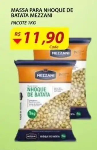 Assaí Atacadista Massa para Nhoque de Batata Mezzani 1kg oferta