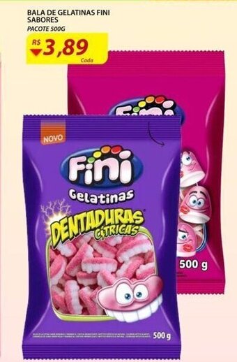 Assaí Atacadista Bala de Gelatinas Fini Sabores 500g oferta
